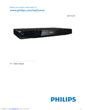 Philips BDP2600/55 User Manual