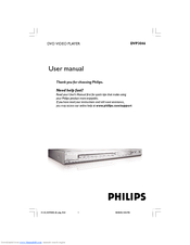 Philips DVP3046 User Manual