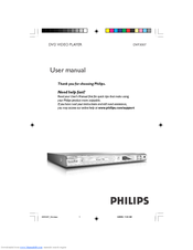 Philips DVP3007 User Manual
