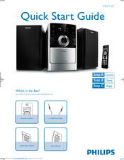 Philips MCM167/12 Quick Start Manual