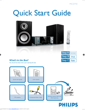 Philips MCD710/79 Quick Start Manual