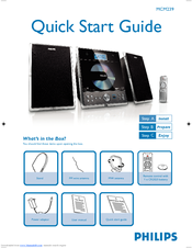 Philips MCM239/96 Quick Start Manual