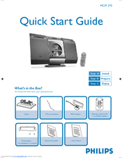 Philips MCM275/93 Quick Start Manual