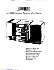 Philips SM 6050 Instructions For Use Manual