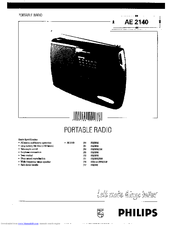 Philips AE2140/05 Specifications