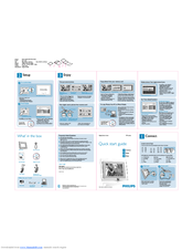 Philips 7-PHOTO FRAME 7FF1CWO - Quick Start Manual