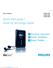 Philips GoGear HDD1820 Quick Start Manual