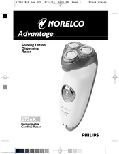 Philips Norelco Advantage 6756X User Manual