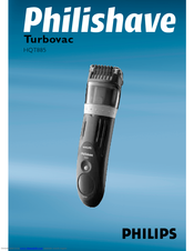 Philips Philishave Turbovac HQT885 Instructions For Use Manual