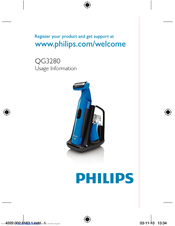 Philips QG3280/41 Usage Information Manual