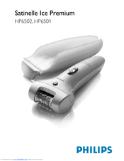 Philips Satinelle Ice Premium HP6501 User Manual