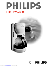 Philips HD 7259 User Manual