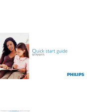 Philips SE1701B/23 Quick Start Manual