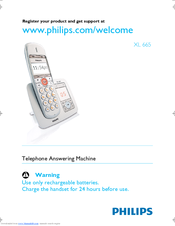 Philips XL6651C/38 User Manual