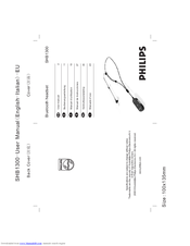 Philips SHB1300 User Manual