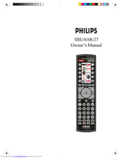 Philips Icon SRU4106 Owner's Manual