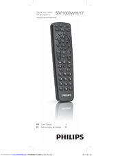 Philips SRP1003WM/17 User Manual