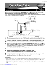 Philips DVD765SA Quick Use Manual