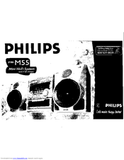 Philips 3 CD CHANGER WITH MP3-CD PLAYBACK FWM55 User Manual