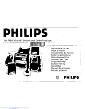 Philips FW795W/22 Instructions For Use Manual