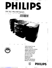 Philips FW362/22 Instructions For Use Manual