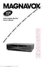 Magnavox VR601BMG Owner's Manual