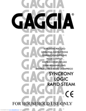 Gaggia 740909008 Operating Instructions Manual