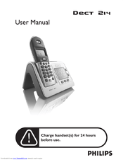 Philips DECT214 User Manual