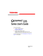 Toshiba Qosmio G35-AV650 Series User Manual