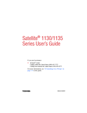 Toshiba Satellite 1130 Series User Manual