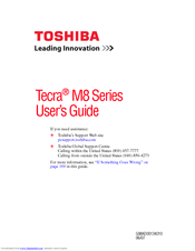 Toshiba Tecra M8 User Manual