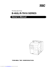 Toshiba B-492L Owner's Manual