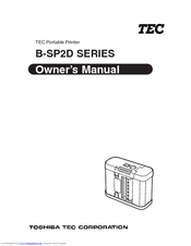 Toshiba TEC B-SP2D-GH40-QM Owner's Manual