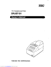 TEC TEC DRJST-51 Owner's Manual
