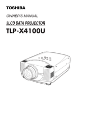 Toshiba TLP X4100 Owner's Manual