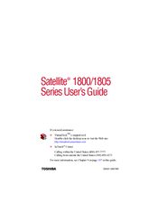 Toshiba 1805-S274 - Satellite - PIII 1.1 GHz User Manual