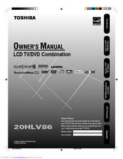 Toshiba 20HLV86S Owner's Manual