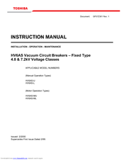 Toshiba HV6AS-MU Instruction Manual