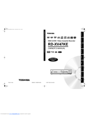 Toshiba RD-XV47KE Owner's Manual