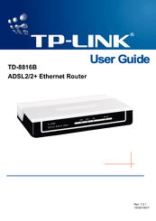 TP-Link ADSL2/2+ User Manual