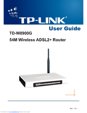 TP-Link TD-W8900G User Manual