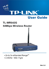 TP-Link TL-WR542G User Manual