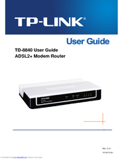 TP-Link TD-8840B User Manual