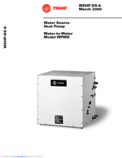 Trane WPWD048 User Manual
