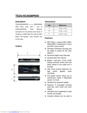 Transcend TS4GMP650 Specification Sheet