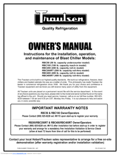 Traulsen KROGER RBC50 Owner's Manual