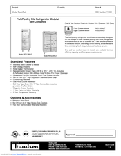 Traulsen RFS126NUT Specification Sheet