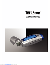 TrekStor USB-MusicStick MusicStick 100 User Manual