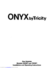 Tricity Bendix U03357 250MT Installation And Operating Instructions Manual