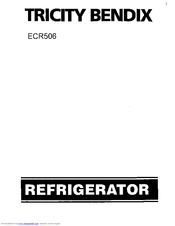 Tricity Bendix ERC506 User Manual